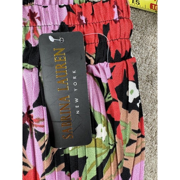 Sabrina Lauren NY Floral Pans Size 1XL - Picture 7 of 10